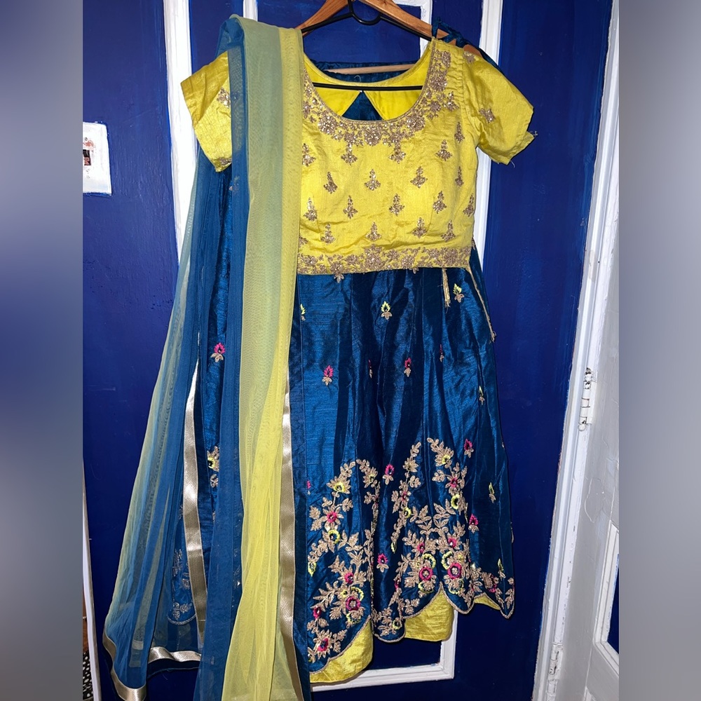 Indian Pakistani lengha prom